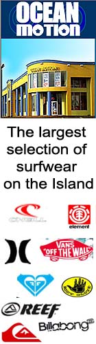 Ocean Motion Surfwear South Padre Island - boardshorts, sunglasses, footwear, surfwear, bikinis