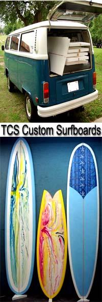 TCS Custom Surfboards - Click for pictures