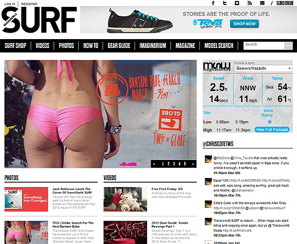 Transworld Surf Magazine