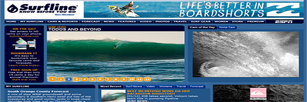 Surfline.com - Surf reports, surf webcams, surf forecasts, surfing news, surfing videos, surfing photos and surf travel information for beaches around the world.