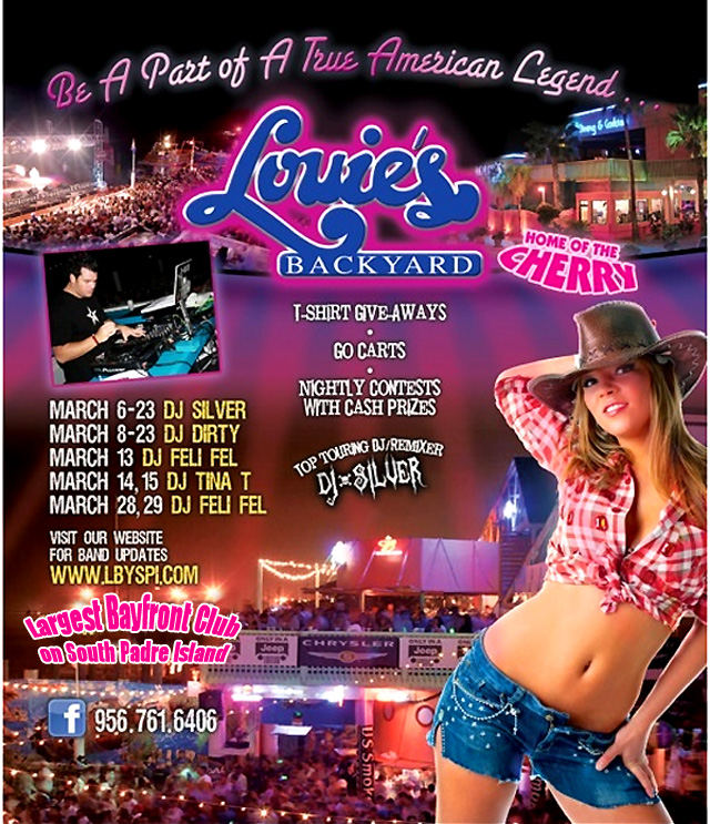 Louie's Backyard Spring Break 2013 South Padre Island Nightlife