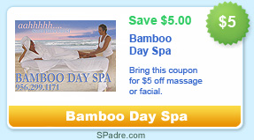 South Padre Island Massage Coupon - Bamboo Day Spa