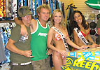 Reef girls at On The Beach Surf Shop