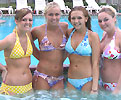 Girls in the hot tub at the Bahia Mar