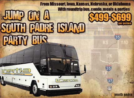 Inertia Tours - Spring Break 2010 Discount Packages to South Padre Island Texas