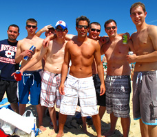 Guys on the Beach