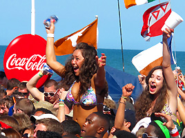 coca cola beach party