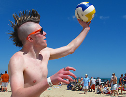 Coca Cola Beach Volleyball Game